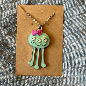 Teal Octopus Necklace